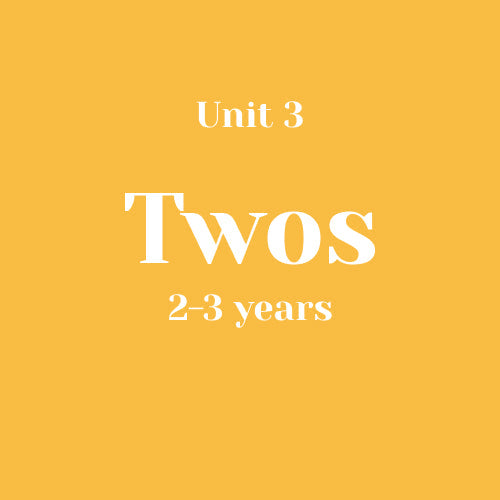 Unit 3 Twos 2-3 years without LLL (bundle)