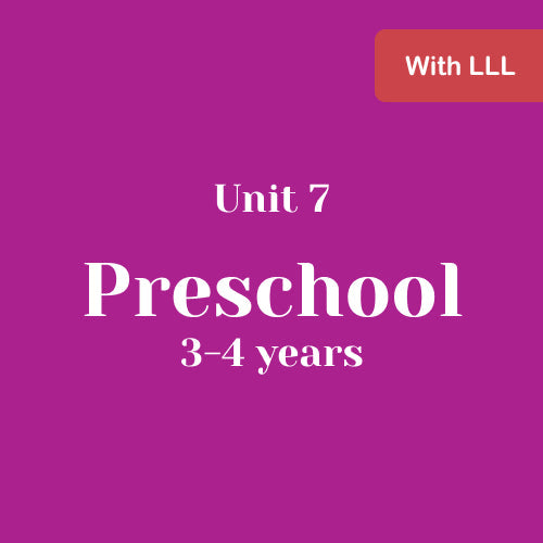 Unit 7 Preschool 3-4 years (bundle)
