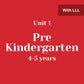 Unit 1 Pre-Kindergarten 4-5 years with LLL (bundle)