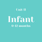 Unit 11 Infant 0-12 month without LLL (bundle)