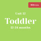 Unit 12 Toddler 12-24 months with LLL (bundle)