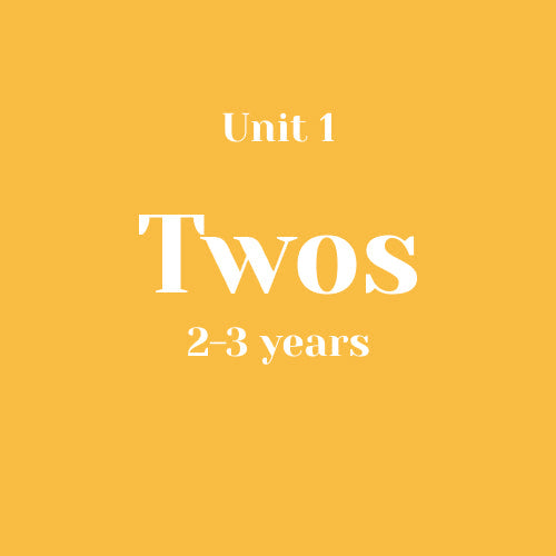 Unit 1 Twos 2-3 years without LLL (bundle)